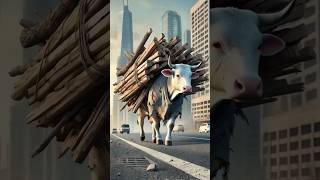 मेहनती गाय  | #youtubeshorts #ytshorts #aimbotfreefire
