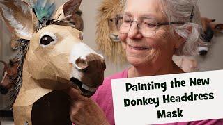 Painting The New Donkey Headdress Mask