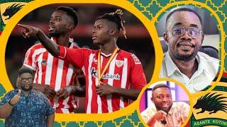 LATEST TRANSFER NEWS AND INTERESTED SIGNINGS... GHANA FORWARD INAKI WILLIAMS BACKS NICO WILLIAMS TO