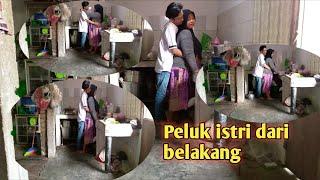 PRANK ISTRI ‼️ PELUK DARI BELAKANG PAS LAGI MASAK