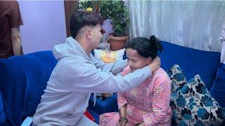 Dashain gift for Aama ️ #avishekkhadka #aayushsinghthakuri #aayuujanta #vlog