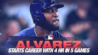 Yordan Alvarez's historic start to his career continues!