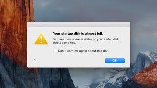 How to fix Startup Disk Full on Mac OS