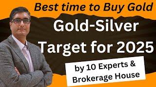 ️Be Cautious : Gold and Silver price target 2025 from different brokerage houses | Sahaj Info Price