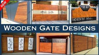 Latest Wooden Gate Designs | Modern Driveway Wooden Gate Designs | CNC Gate | Main Wood Gates