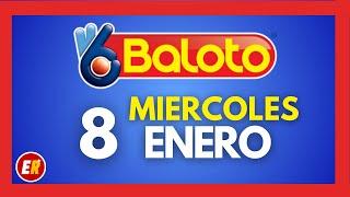 Resultado BALOTO REVANCHA del MIERCOLES 8 de enero 2025