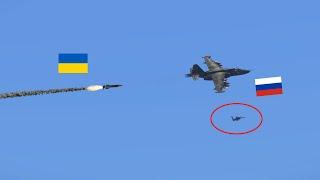 Brutal Ukrainian military attack! Missile destroys Russian Su-25, pilot dies