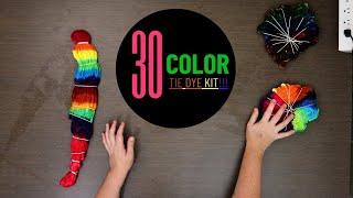 30 Color AWESOME TIE-DYE KIT for CHEAP!!!