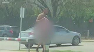 Naked man seen walking around near Houston Zoo