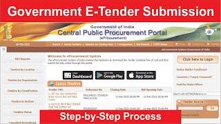 Government E Tender Filing Process E Procurement | E procure Portal | Government Tender #tenders