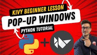 How to Create a Pop Up Window Inside Your App with Kivy! Building Advanced GUI Apps with Python!!