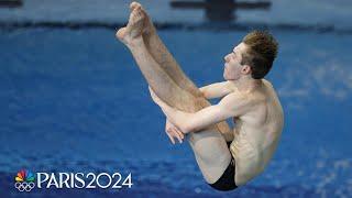 Carson Tyler doubles up in Paris with HISTORIC 3m springboard final | NBC Sports