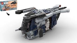 LEGO Star Wars Police Gunship - Alternate Build of 40755 Imperial Dropship vs Rebel Scout Speeder