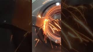 токарная обработка каленой детали резцом из нитрида бора CBN TURNING HARDENED STEEL.