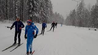 В погоне за снегом.