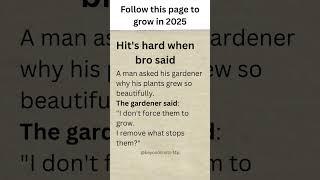 I don't force them to grow #beyondlimits #motivation #zeroexcuses #lifeadvice