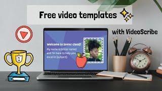 Free video templates | VideoScribe