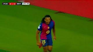 Jules Kounde Goal, Barcelona vs Real Betis (2-0) All Goals and Highlights