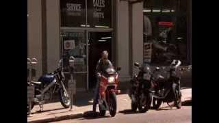 Honda VF1000R Interceptor Kiefer Sutherland rides Flashback movie clip