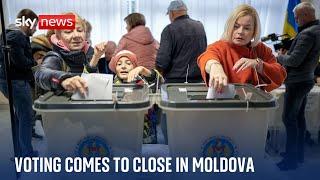 Moldova: Moscow deny misinformation allegations as polls close in election and EU referendum