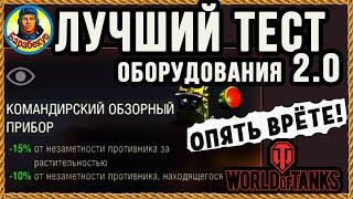 КОМАНДИРСКИЙ ПРИБОР: греет, но не светит. Правдивые цифры! Оборудование 2.0 | Лаборатория wot