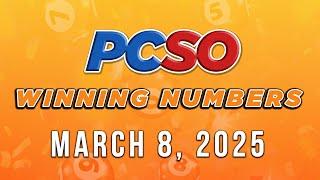 P112M Jackpot Grand Lotto 6/55, 2D, 3D, 6D, and Lotto 6/42 | March 8, 2025