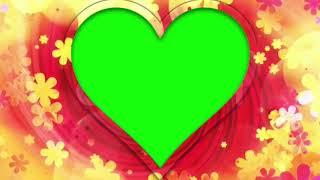 top Green Screen Autumn Heart