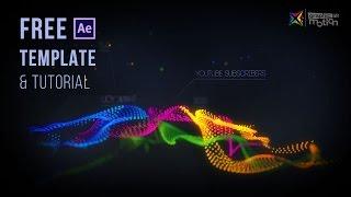 Particle Waves Intro - Free After Effects Template & Tutorial