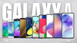 ANÁLISE de TODOS os GALAXY A || a LINHA mais POPULAR da SAMSUNG  no BR (de 2014 a 2024)