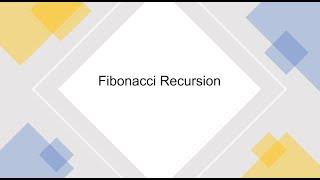 Fibonacci Recursion Part 7