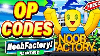 ALL NEW *SECRET CODES* IN ROBLOX NOOB FACTORY SIMULATOR (new codes in roblox Noob Factory Simulator)