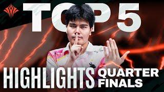 TOP 5 PHA XỬ LÝ HAY NHẤT VÒNG TỨ KẾT | TOP PLAYS #3 | AIC 2024