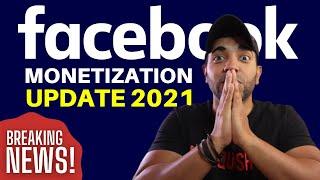 Facebook Monetization Update 2021 | In-Stream Ads Monetization Requirements