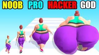 NOOB vs PRO vs HACKER vs GOD in Fat 2 Fit (New update)