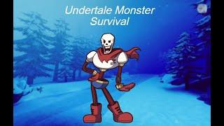 Papyrus Showcase +  Gameplay ( [TESTING] Undertale Monster Survival: Remastered ) Roblox