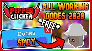 All Working Pepper Clicker Codes 2020 | ROBLOX Pepper Clicker