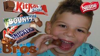 TOP 10 NESTLE CHOCOLAATJES PROEVEN!!!