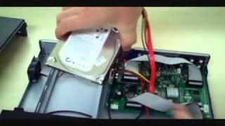 How to - Zmodo H9008UV Hard Drive Installation CCTV Security DVR System