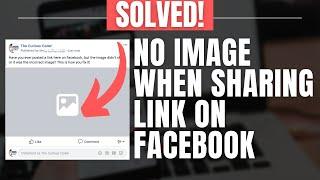 Fixed: Image Not Showing (or Incorrect) When Sharing URL on Facebook