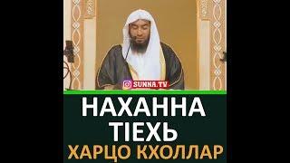 НАХАННА ТIЕХЬ ХАРЦО КХОЛЛАР ХЬЕХАМ