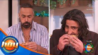 Carlos Arenas reta a Potro a comer una hamburguesa en menos tiempo | Programa hoy