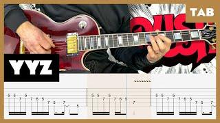 Rush - YYZ - Guitar Tab | Lesson | Cover | Tutorial