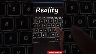 Coding Expectations vs Reality |Programming Expectations vs Reality |  Codewithkiran #shorts