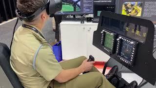 RYAN AEROSPACE AH-64 Apache Attack Helicopter - Mixed Reality Simulator.