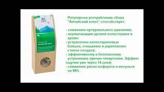 Алтайский Ключ - травяной сбор для снижения уровня холестерина и уменьшения артериального давления