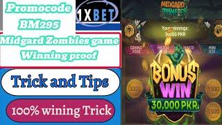 Midgard Zombies game on 1xbet | I win 30k daily | Promocode BM295