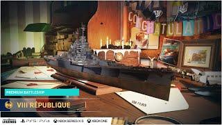 Линкор REPUBLIQUE в World of Warships Legends