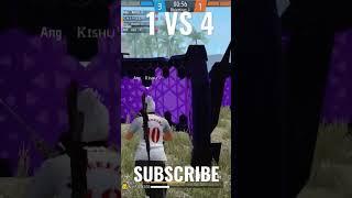 1VS4 20 Hp Clutch Woodpecker Jod Or Wot ?Against Best Esports Squad #shorts #short