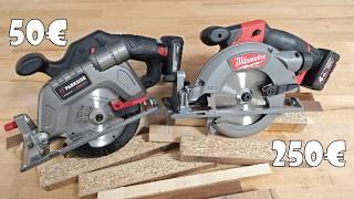 Parkside Performance Circular Saw PHKSAP 12 A1 vs Milwaukee M12 CCS44