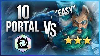 TFT 3 STAR OLAF DESTROYS 10 PORTAL TEAM | Hunter Sugarcraft Team Comp Teamfight Tactics Set 12